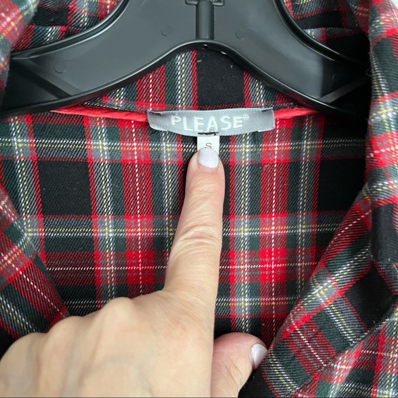 60S RETRO PLAID FIT AND FLARE DRESS - Picture 3 of 15